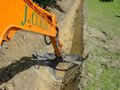 Groundworks, trenches, drainage and land clearance, enabled by heavy plant machinery from Curling Contractors