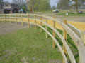 Exercise tracks, post, rail and stud fencing from Curling Contractors covering Surrey, Essex and Hertfordshire